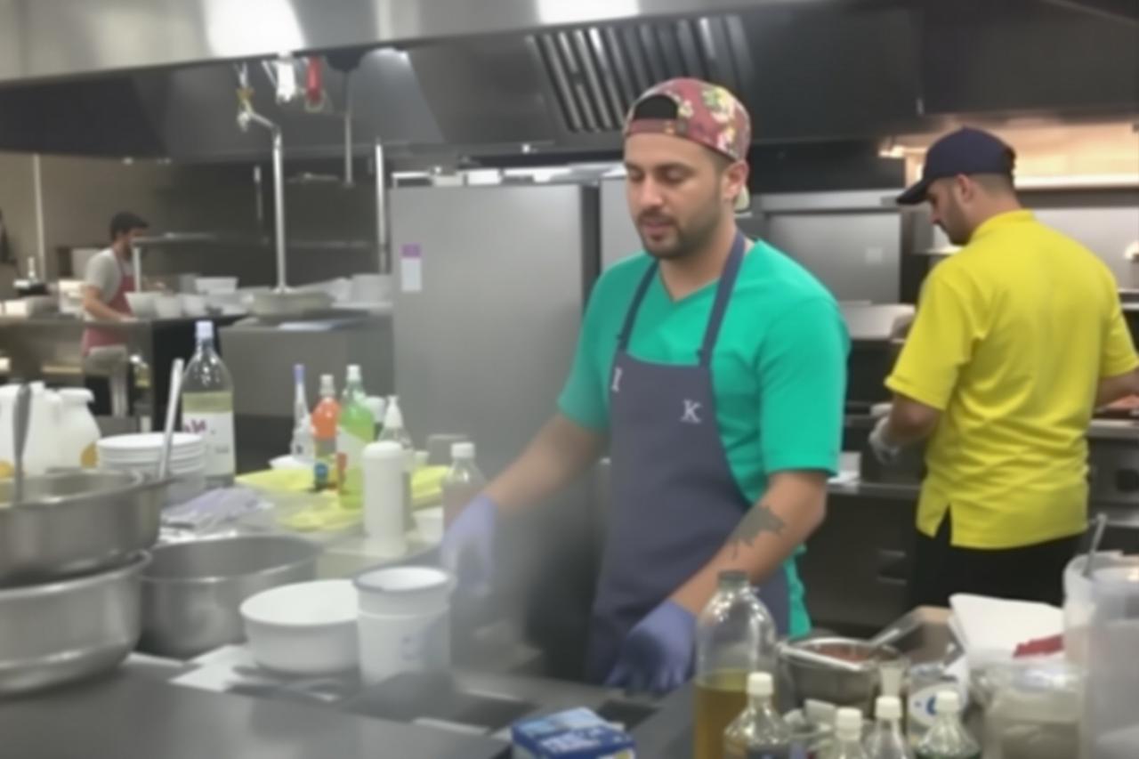 某城市网红餐厅被曝后厨卫生堪忧，博主探店视频引发轩然大波